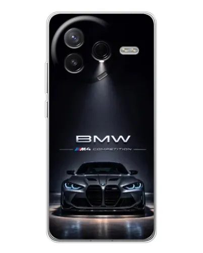 Чехол для Xiaomi Civi 4Pro с картинкой «BMW сквозь ночной город» Чехол для Xiaomi Civi 4Pro с картинкой «BMW сквозь ночной город»