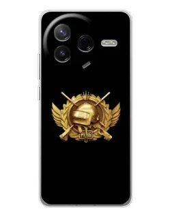 Чехол для Xiaomi Civi 4Pro с картинкой «PUBG — оранжевый градиент»