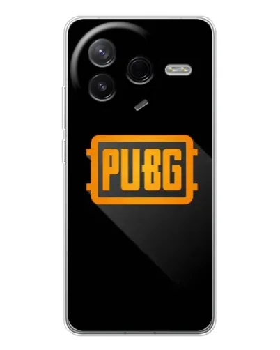 Чехол для Xiaomi Civi 4Pro с картинкой «PUBG — рамка лого»