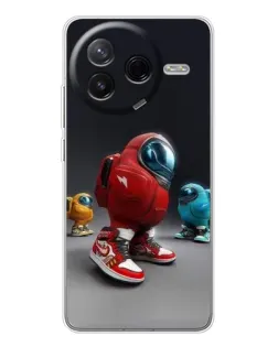 Чохол для Xiaomi Civi 4Pro з картинкою «Among Us — 3D стиль» Чохол для Xiaomi Civi 4Pro з картинкою «Among Us — 3D стиль»