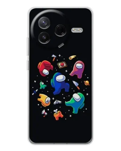 Чехол для Xiaomi Civi 4Pro с картинкой «Among Us космос» Чехол для Xiaomi Civi 4Pro с картинкой «Among Us космос»