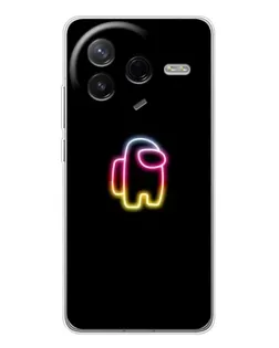 Чехол для Xiaomi Civi 4Pro с картинкой «Among Us градиент»