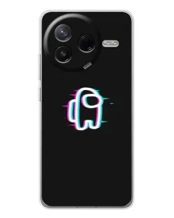 Чехол для Xiaomi Civi 4Pro с картинкой «Among Us неон»