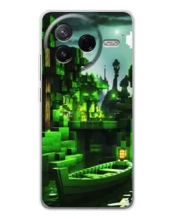 Чохол для Xiaomi Civi 4Pro з картинкою «Minecraft лісовий пейзаж» Чохол для Xiaomi Civi 4Pro з картинкою «Minecraft лісовий пейзаж»