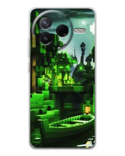 Чехол для Xiaomi Civi 4Pro с картинкой «Minecraft лесной пейзаж» Чехол для Xiaomi Civi 4Pro с картинкой «Minecraft лесной пейзаж»