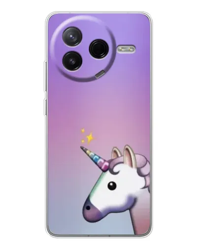 Чехол для Xiaomi Civi 4Pro с картинкой «Единорог градиент»