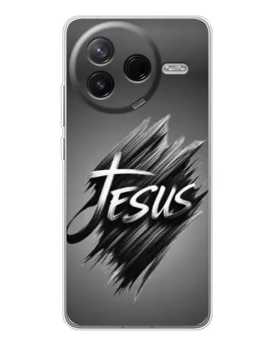 Чехол для Xiaomi Civi 4Pro с картинкой «Надпись Jesus Graffiti»