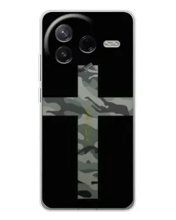 Чехол для Xiaomi Civi 4Pro с картинкой «Милитари Крест»