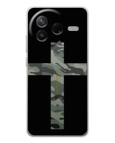 Чехол для Xiaomi Civi 4Pro с картинкой «Милитари Крест»
