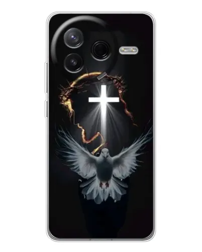 Чехол для Xiaomi Civi 4Pro с картинкой «Голубь и Свет»