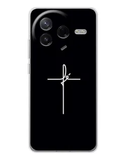Чехол для Xiaomi Civi 4Pro с картинкой «Тонкий крест» Чехол для Xiaomi Civi 4Pro с картинкой «Тонкий крест»