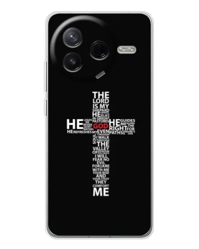Чехол для Xiaomi Civi 4Pro с картинкой «Текстовый крест» Чехол для Xiaomi Civi 4Pro с картинкой «Текстовый крест»