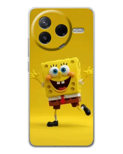 Чехол для Xiaomi Civi 4Pro с картинкой «Позитивный Губка Боб» Чехол для Xiaomi Civi 4Pro с картинкой «Позитивный Губка Боб»