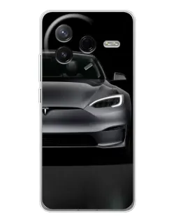 Чехол для Xiaomi Civi 4Pro с картинкой «Tesla Model S Look»