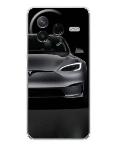 Чехол для Xiaomi Civi 4Pro с картинкой «Tesla Model S Look»