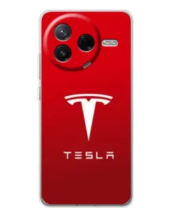 Чехол для Xiaomi Civi 4Pro с картинкой «Tesla Red Classic»