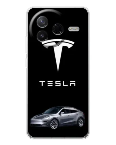 Чехол для Xiaomi Civi 4Pro с картинкой «Tesla Model Y»