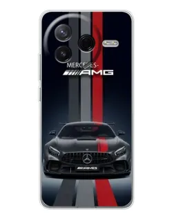 Чехол для Xiaomi Civi 4Pro с картинкой «Mercedes — белый карбон» Чехол для Xiaomi Civi 4Pro с картинкой «Mercedes — белый карбон»