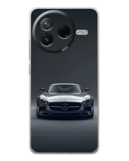 Чехол для Xiaomi Civi 4Pro с картинкой «Mercedes на черном»