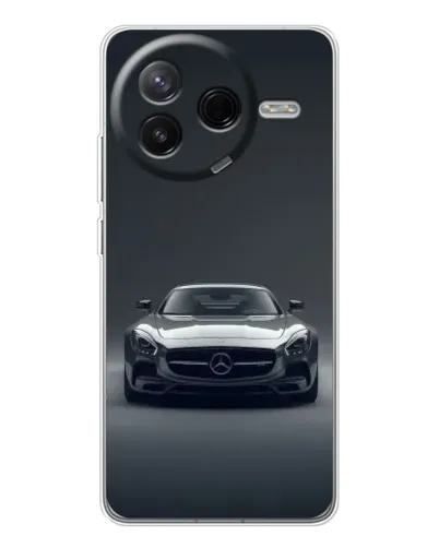 Чехол для Xiaomi Civi 4Pro с картинкой «Mercedes на черном» Чехол для Xiaomi Civi 4Pro с картинкой «Mercedes на черном»