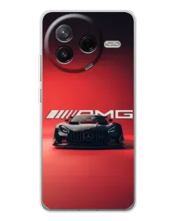 Чехол для Xiaomi Civi 4Pro с картинкой «Mercedes AMG — красная линия»