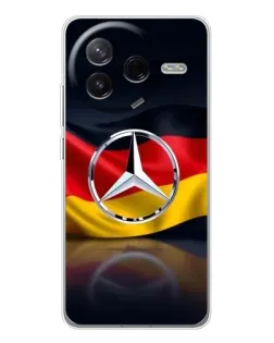 Чехол для Xiaomi Civi 4Pro с картинкой «Mercedes — флаг Германии»