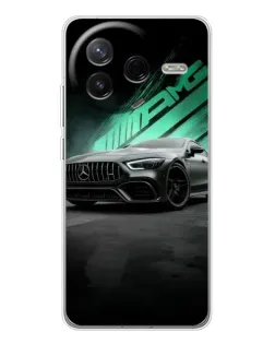 Чехол для Xiaomi Civi 4Pro с картинкой «Темный Mercedes AMG»