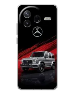 Чехол для Xiaomi Civi 4Pro с картинкой «Mercedes G-Class красный»