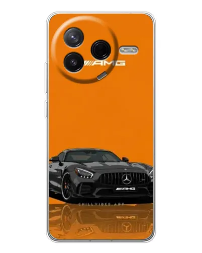 Чехол для Xiaomi Civi 4Pro с картинкой «Оранжевый Mercedes AMG» Чехол для Xiaomi Civi 4Pro с картинкой «Оранжевый Mercedes AMG»