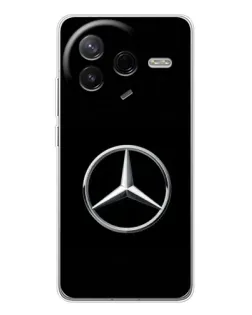 Чехол для Xiaomi Civi 4Pro с картинкой «Mercedes классический лого»