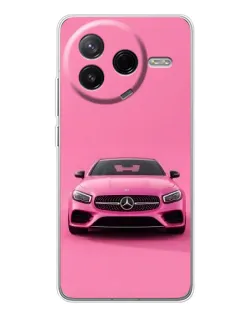 Чехол для Xiaomi Civi 4Pro с картинкой «Розовый Mercedes AMG» Чехол для Xiaomi Civi 4Pro с картинкой «Розовый Mercedes AMG»