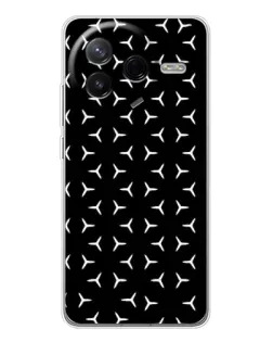 Чехол для Xiaomi Civi 4Pro с картинкой «Mercedes паттерн звезд» Чехол для Xiaomi Civi 4Pro с картинкой «Mercedes паттерн звезд»