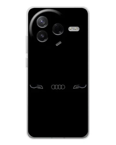 Чехол для Xiaomi Civi 4Pro с картинкой «Audi — световой подпись»