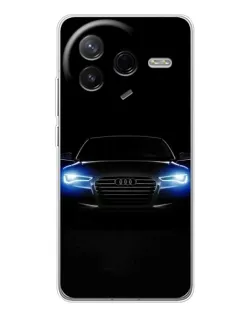 Чохол для Xiaomi Civi 4Pro з картинкою «Audi в неоні»