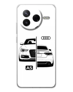 Чохол для Xiaomi Civi 4Pro з картинкою «Audi — контрастний дизайн»