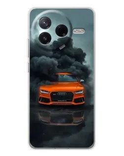 Чохол для Xiaomi Civi 4Pro з картинкою «Audi у хмарах диму»