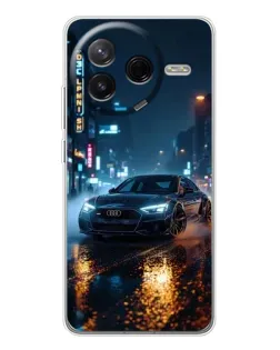 Чохол для Xiaomi Civi 4Pro з картинкою «Нічне місто та Audi»