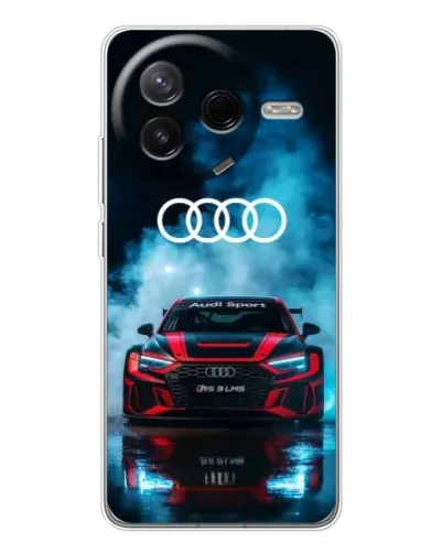 Чехол для Xiaomi Civi 4Pro с картинкой «Audi Sport — неон»