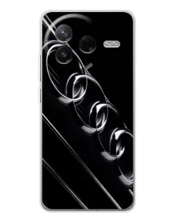 Чохол для Xiaomi Civi 4Pro з картинкою «Audi — абстрактні кільця»