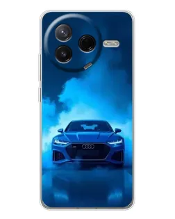 Чохол для Xiaomi Civi 4Pro з картинкою «Audi — блакитна енергія»