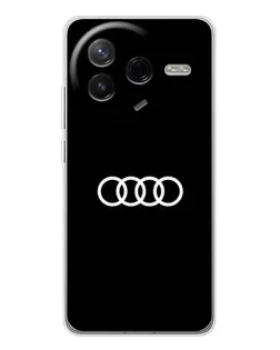 Чохол для Xiaomi Civi 4Pro з картинкою «Audi White Logo»