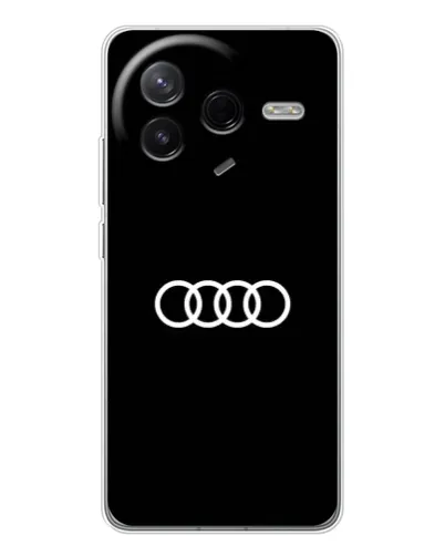 Чехол для Xiaomi Civi 4Pro с картинкой «Audi White Logo»