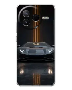 Чехол для Xiaomi Civi 4Pro с картинкой «Lamborghini золотые линии» Чехол для Xiaomi Civi 4Pro с картинкой «Lamborghini золотые линии»