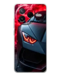 Чехол для Xiaomi Civi 4Pro с картинкой «Lamborghini красное сияние» Чехол для Xiaomi Civi 4Pro с картинкой «Lamborghini красное сияние»