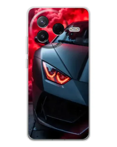 Чехол для Xiaomi Civi 4Pro с картинкой «Lamborghini красное сияние»
