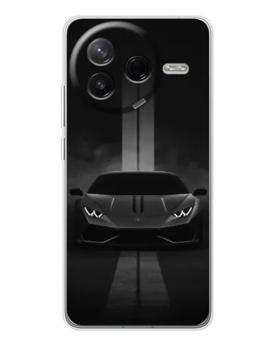Чехол для Xiaomi Civi 4Pro с картинкой «Lamborghini симметрия дорог»