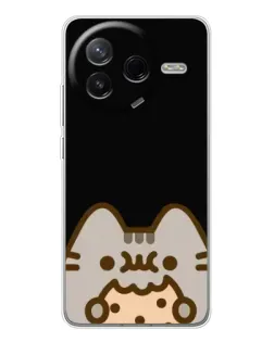 Чехол для Xiaomi Civi 4Pro с картинкой «Пушин на черном»