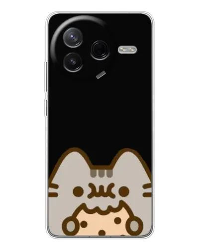 Чехол для Xiaomi Civi 4Pro с картинкой «Пушин на черном»