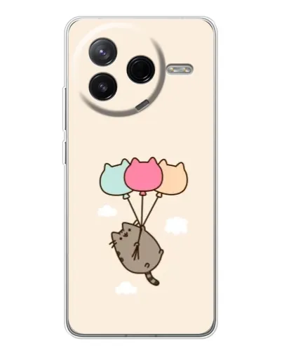Чехол для Xiaomi Civi 4Pro с картинкой «Пушин на шариках»