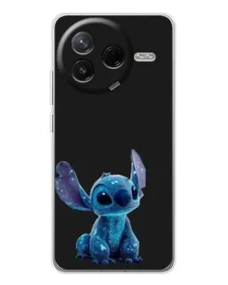 Чехол для Xiaomi Civi 4Pro с картинкой «Стич на черном»